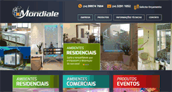 Desktop Screenshot of mondialeacrilicos.com.br